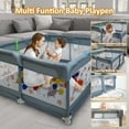 Baby Enclosure Large Playpen,Large Playpen Safe No Gaps Playground for