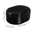 thumbnail image 2 of MasteelfCA Dentures Case Denture Bath Case Cup Box Portable False Teeth Container with Lid, 2 of 7