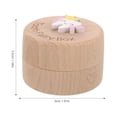 thumbnail image 2 of Miangastore Baby Tooth Keepsake Box Teeth Container Box Lost Tooth Holder Wooden Tooth Saver, 2 of 8