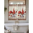 thumbnail image 4 of Red Gnomes Mushrooms Living Room Curtains 2 Panel, Spring Floral Watercolor Botanical Vintage Cafe Window Treatment, Farmhouse Bedroom Bathroom Kitchen Curtains Drapes 104"x54", 4 of 6