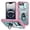 Mint/Pink, variant on Dteck Case for iPhone 16e,iPhone 17e Shockproof Rugged Case Slide Camera Cover Protective Phone Case with Ring Stand Back Cover for iPhone 16e/17e,Red