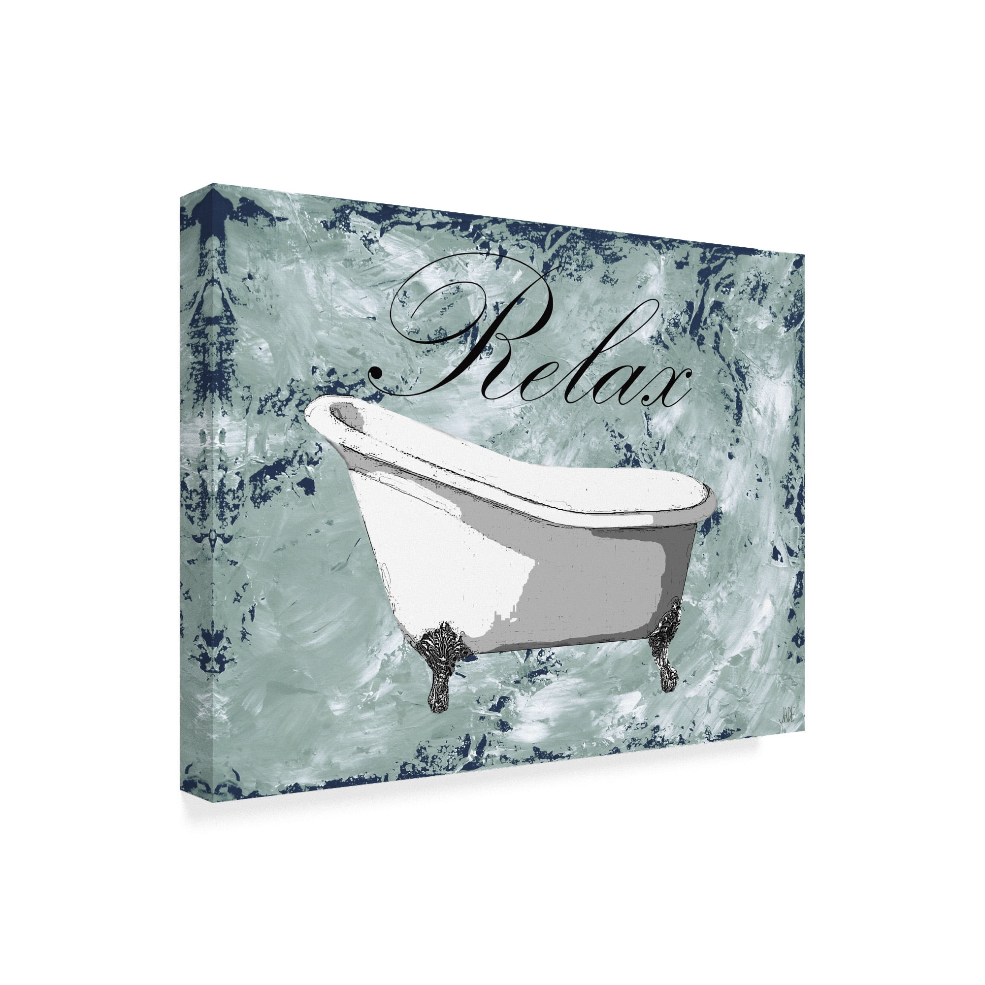 Trademark Fine Art 'Relax Refresh II' Canvas Art by Jade Reynolds