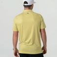 thumbnail image 2 of Burlebo Men's Performance Short Sleeve Polo Golf Shirt. (Texas Tee Time, Medium), 2 of 5