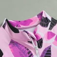 thumbnail image 6 of HAJWOH Girls One Piece Swimsuit for Kids Summer Leopard Print Rash Guard Bathing Suit Toddler Girl Long Sleeve Half Zip Up Swimwear, 6 of 6