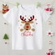 thumbnail image 4 of Camiseta con estampado de ciervos de Feliz Navidad, camiseta navideña para niños, ropa para niños, tops, atuendo de fiesta para niños y niñas, regalos navideños para niños, 4 of 5