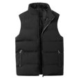 thumbnail image 1 of Men's Lightweight Packable Puffer Down Vest Sleeveless Quilted Jacket Coat, 1 of 2