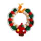 thumbnail image 4 of Collar de gato de punto, collar de punto, collar hecho a mano, babero de vestir ajustable para verde, 4 of 9