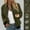 Army Green-15, variant on Black**Friday on Sale ChaoHeng Winter Jackets for Women Women's Solid Color Zip Front Jacket,Casual Long Sleeve Stand Collar Outerwear