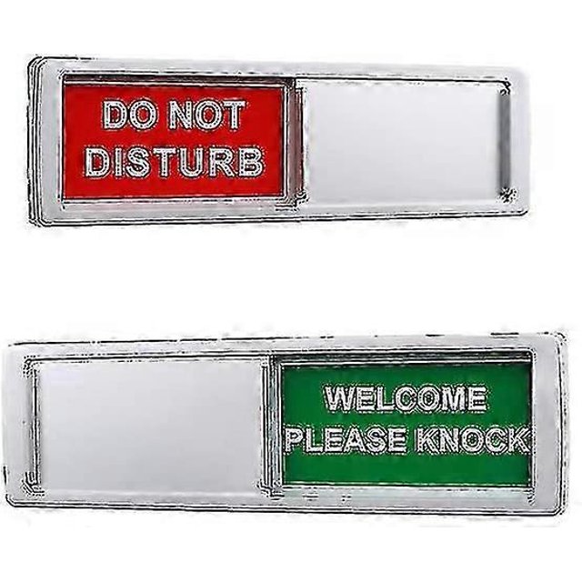 Vacant Occupied Sign Privacy Sign Open Signs Privacy Slide Door Sign Indicator Silver