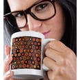 thumbnail image 2 of 3drose, Mid Century Modern Almond Artistic Pattern, 11oz Magic Transforming Mug, 2 of 7