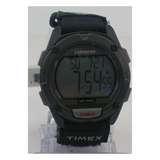 Timex Command Shock Digital CAT Black 47mm Sport Watch, Silicone