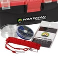 thumbnail image 3 of Wakeman Outdoors Fishing Single Tray Tackle Box with 55 Pieces, Medium, Red / Black, 3 of 6