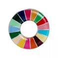 thumbnail image 1 of kusrkot 4X Fashion Enamel Pin Metal Lapel Pin Rainbow Brooch for Backpacks Hats Clothes 4 Pcs, 1 of 9