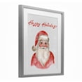 thumbnail image 3 of Stupell Industries Happy Holidays Jolly Santa Gray Framed Print Under Glass, design by Elena Fay, 21 x 17, 3 of 10