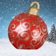 thumbnail image 1 of Adornos navideños, adornos navideños, regalos navideños. Bola navideña inflable de 60 cm para exteriores. Bola navideña inflable de PVC. Adornos para árboles de Navidad., 1 of 8