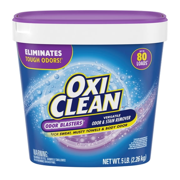 OxiClean Odor Blasters Versatile Odor and Laundry Stain Remover Powder, 5 lb
