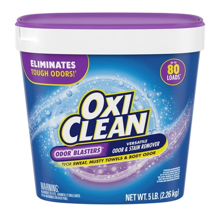 OxiClean Odor Blasters Versatile Odor and Laundry Stain Remover Powder, 5 lb