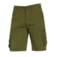 thumbnail image 4 of Npasoilc Cargo Shorts For Men Men's Workwear Shorts Slim Multi Pocket Zipper Straight Leg Five Piece Pants Shorts, 4 of 4