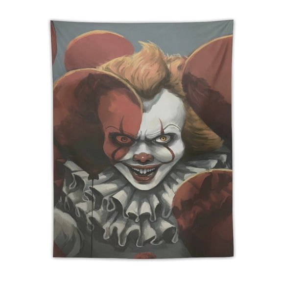 Pennywise Tapestry Wall Hanging, Elegant Wall Hanging Tapestries Wall Art for Bedroom Decor, Outdoor, Parties 30"x40"