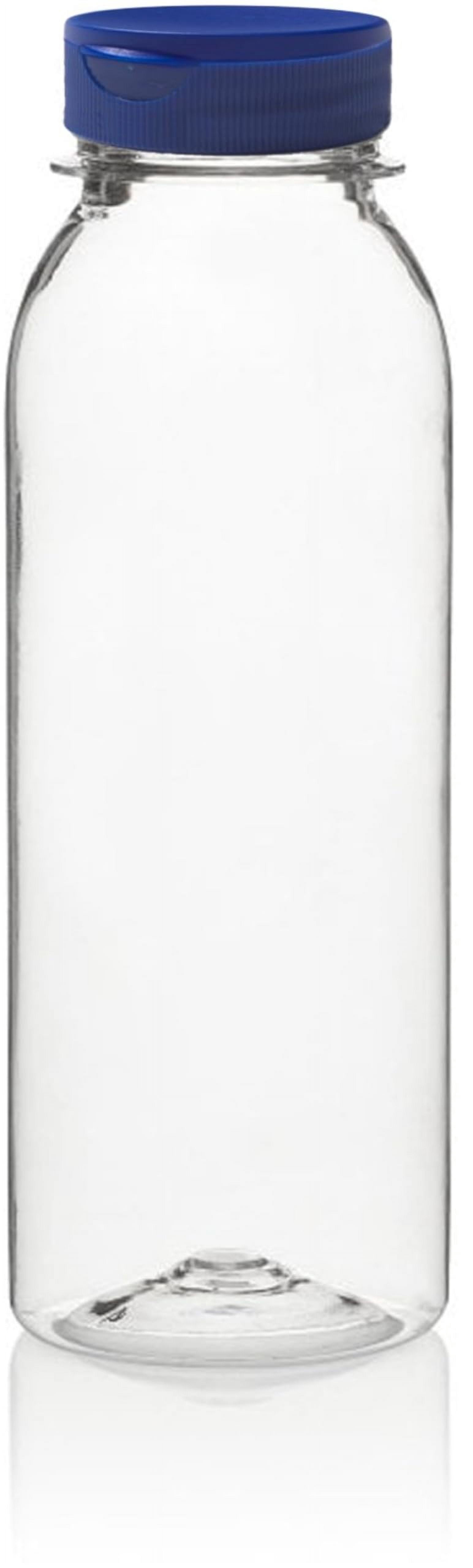Rani Clear Plastic Bottles | 8oz PET Bottle with Flip-top Caps | BPA - FREE | Home & Commercial Use, Containers for Sauces, Condiments, Shampoo, Lotion, Sanitizer| Made in USA - Pack of 50