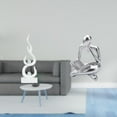 thumbnail image 2 of Figura Abstracta De Resina Con Forma De Llama De Fuego, Escultura Moderna, Artesanía Para Mesa, Sala De Estar, Estantería De Oficina, Estantería De Patio, Adorno De Regalo, 2 of 8