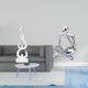 thumbnail image 2 of Figura Abstracta De Resina Con Forma De Llama De Fuego, Escultura Moderna, Artesanía Para Mesa, Sala De Estar, Estantería De Oficina, Estantería De Patio, Adorno De Regalo, 2 of 8