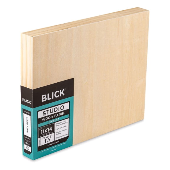 Blick Studio Artists' Wood Panels - Gallery Cradle, 11" x 14", 1-1/2" Cradle