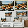 thumbnail image 4 of Designart "A Picnic Palette Capturing Meals and Memories I" Food & Beverage Floater Framed Canvas Art Print, 4 of 7