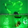 thumbnail image 4 of Battery Operated Fairy String Lights,15 Packs 20 LEDs 6.6FT Silver Copper Wire Starry String Light for DIY Bottle Jars Costume Wedding Party Easter Table Decorations (Green), 4 of 7