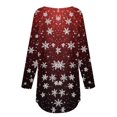 thumbnail image 5 of NMMUED Christmas Shirts Holiday Outfits for Women Womens Graphic T Shirts Christmas Tunics for Women Blouse Tops for Women Christmas Party Outfits for Women Womens Graphic Tees Wine L, 5 of 5