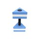 thumbnail image 1 of Triángulo Dumbbell Ejercicio Aeróbico Hidroterapia Espuma Suave Barbell Ligero Suministros de Equipo de Natación, 1 of 9