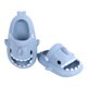 thumbnail image 2 of Sandalias de tiburón para niños, zapatillas de ducha antideslizantes con punta abierta para el hogar, sandalias de dibujos animados, longitud interior azul neblina 16cm, 2 of 14