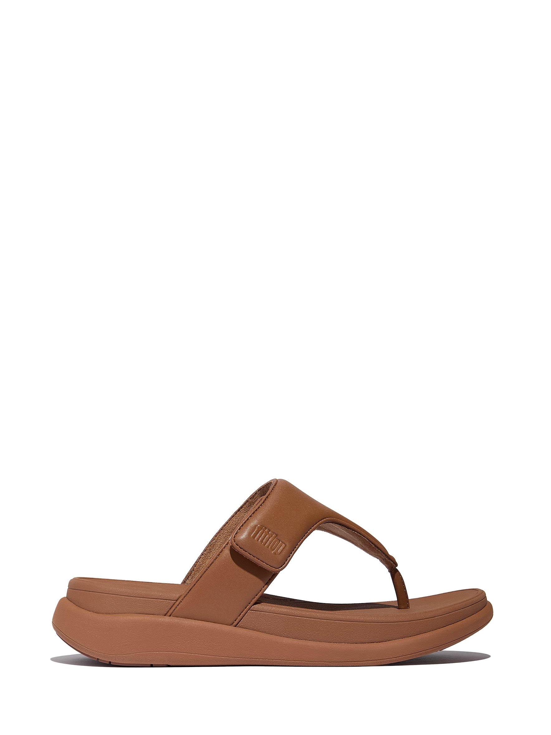Fitflop Women's F-Mode Go Adjustable Flatform Toe-Post Sandals