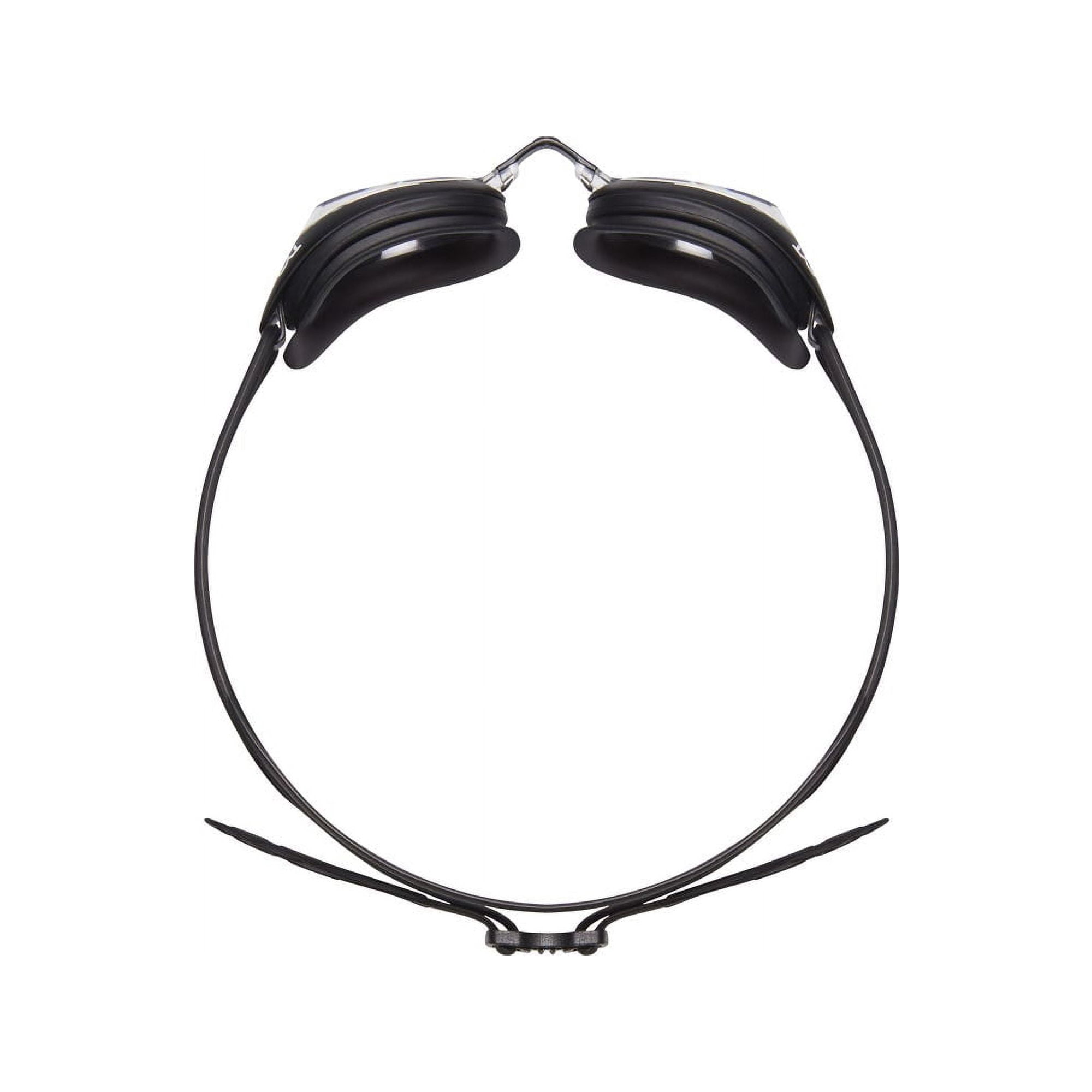 (2 pack) TYR Adult Fit Blackhawk Non-Mirrored Swim Goggle - Clear/Black