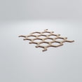 thumbnail image 4 of Ekena Millwork 7 1/2"W x 11 3/8"H x 1/4"T Small Westmore Decorative Fretwork Wood Wall Panels, Hickory, 4 of 18