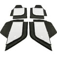 thumbnail image 2 of Kojem Soft Upper Windshield Door for 2017-2022 All Can-Am Defender Max-4 models Soft Cab Enclosure Waterproof Rollable Window Door Enclosure Kit Black and Clear, 2 of 8