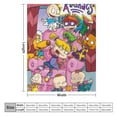 thumbnail image 2 of Rugrats Blanket, Super Soft Throw Blanket for Couch Sofa Bed, 330 GSM Flannels Blanket for Bedroom Livingroom, Suitable for All Seasons, 2 of 9