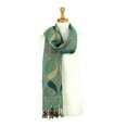 thumbnail image 4 of Paisley Pattern Tow Layered Woven Pashmina Shawl Scarf Wrap Stole, 4 of 4