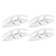 thumbnail image 2 of Barco Cleat Plegable, 4 Juegos de Nylon de Grado Marino Flip Up Muelle Cleat 5 Pulgadas 3 Agujeros Marina Muelle Cleat Grado, 2 of 7