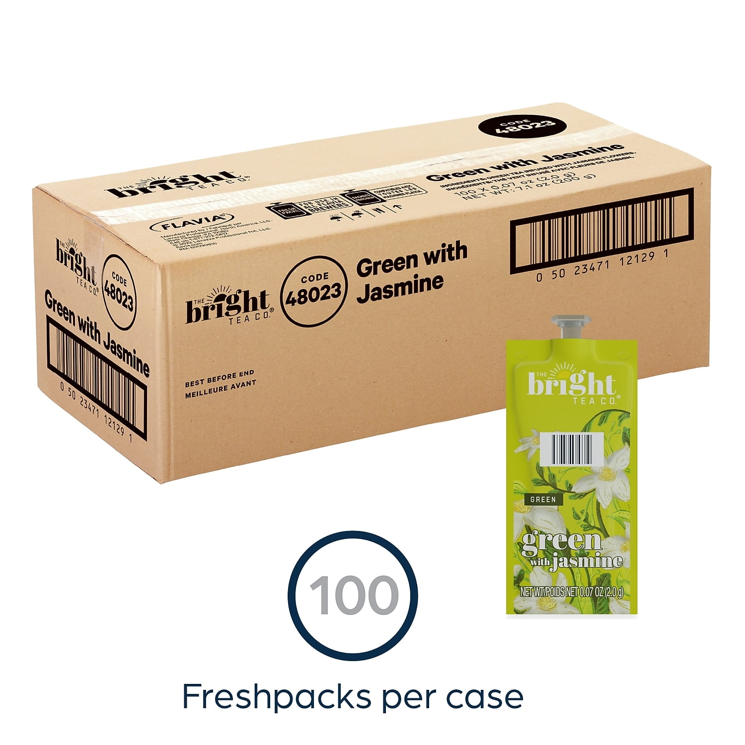 Bright Tea Co. Bright Tea Green w/Jasmine 10/CT Green B503