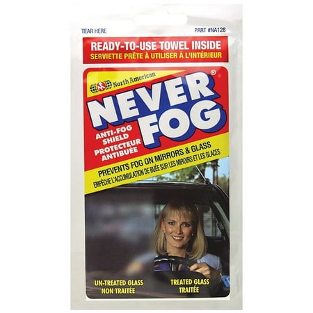 Blue Magic Never Fog, Anti-Fog Shield Towel, Prevent Fog on Mirrors &