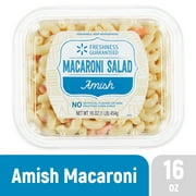 Freshness Guaranteed Amish Macaroni Salad, Ready to Serve, 16 oz (Refrigerated)