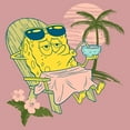 thumbnail image 2 of Women's SpongeBob SquarePants Summer Beach Graphic T-Shirt, 2 of 3