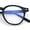 Black, variant on Classic Urban Hipster Keyhole Plastic Blue Light Filter Screen Glasses [Black]