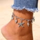 thumbnail image 5 of Tobillera bohemia de estrella de mar con conchas marinas, pulsera de tobillo con cadena de playa, pulseras ajustables para el pie de verano para mujeres y niñas, 5 of 7