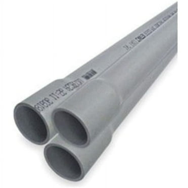 VENTRAL Electrical Wire Conduit Schedule 40 Pipe 2 PCS X 5FT PVC 1/2" Inch