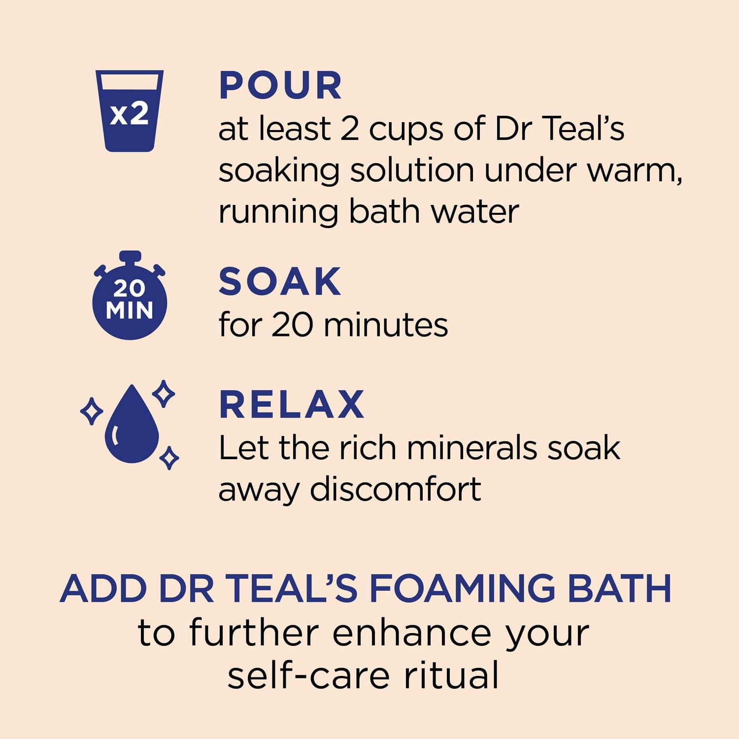 Dr Teal’s Salt Soak with Pure Epsom Salt, Glow & Radiance with Vitamin C & Citrus Essential Oils, 1.36 kg