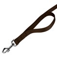 thumbnail image 4 of Country Brook Petz - Vibrant 17 Color Selection - Heavyduty Doublehandle Nylon Leash (6 Foot, 3/4 Inch Wide, Brown), 4 of 6