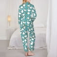 thumbnail image 3 of Bingfone Womens Pajama Sets Cartoon Funny Goose Print,Long Sleeve Loungewear Pajamas Set-X-Large, 3 of 8