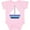 AD-Pink, variant on Sailboat Nautical Sailing Boys or Girls Baby Bodysuit
